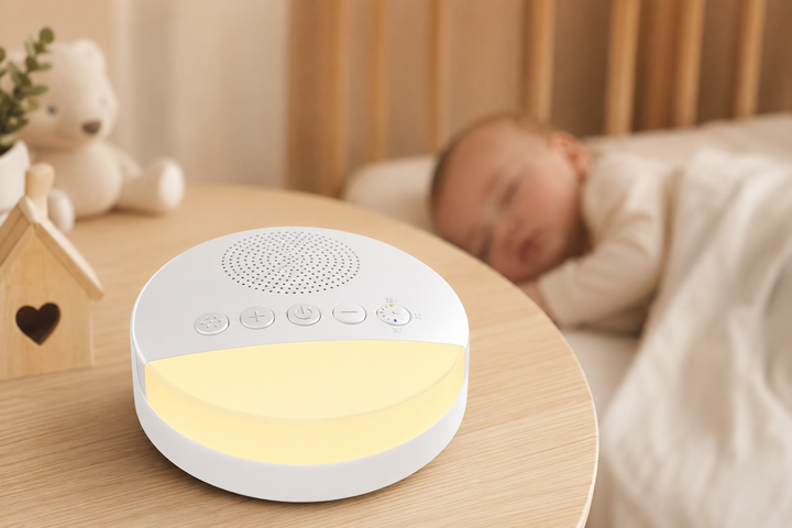 Baby White Noise Machine with Night Light – Soothing Sleep Sounds for Babies & Children