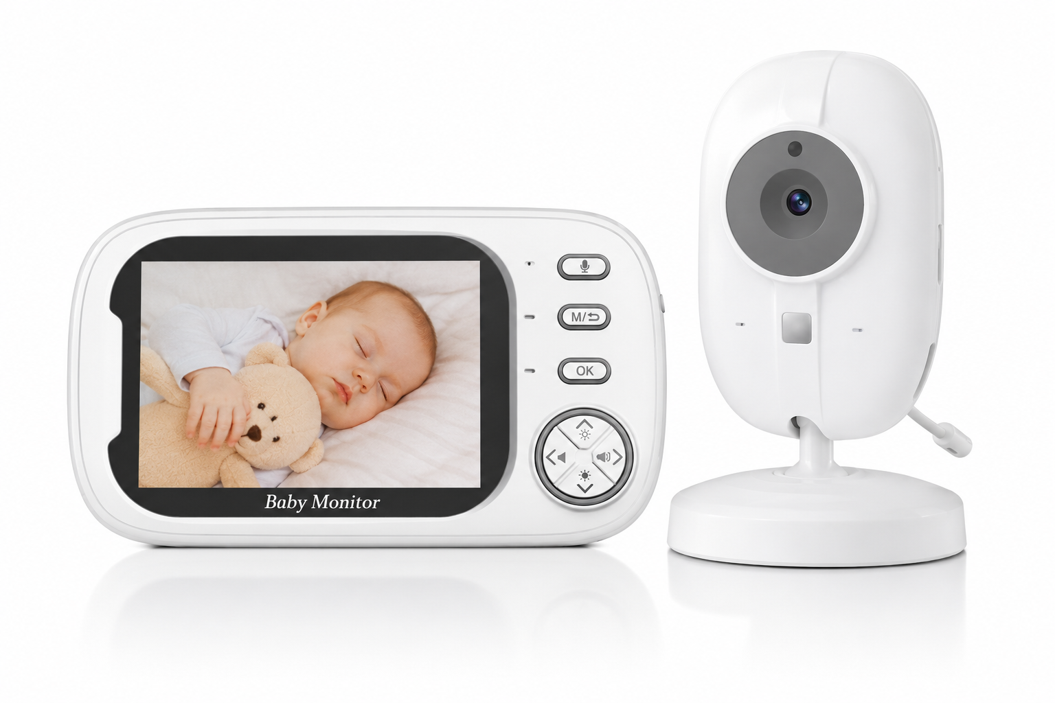 Baby Monitor with Camera & Temperature Monitoring – With Night Vision